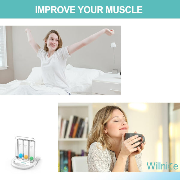 Lung Capacity Breathing Trainer – 3-Ball Exerciser | |