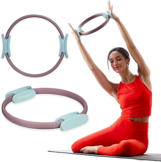 Pilates Fitness Ring | | Dusty Pink Seafoam 15"