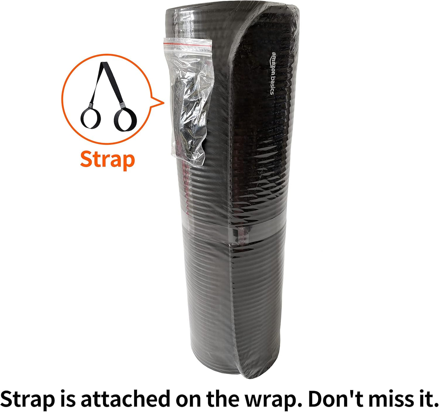 Extra Thick Exercise Yoga Mat with Carrying Strap | |
